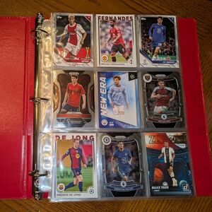 Soccer Cards Binder ⚽ Soccer Trading Card Collection FIFA Lot 🔥World Cup Futbol